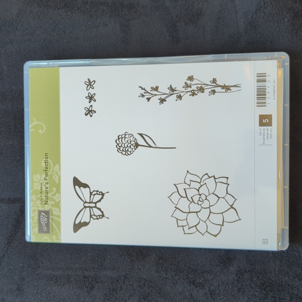 Nature's Perfection clear mount stamp set